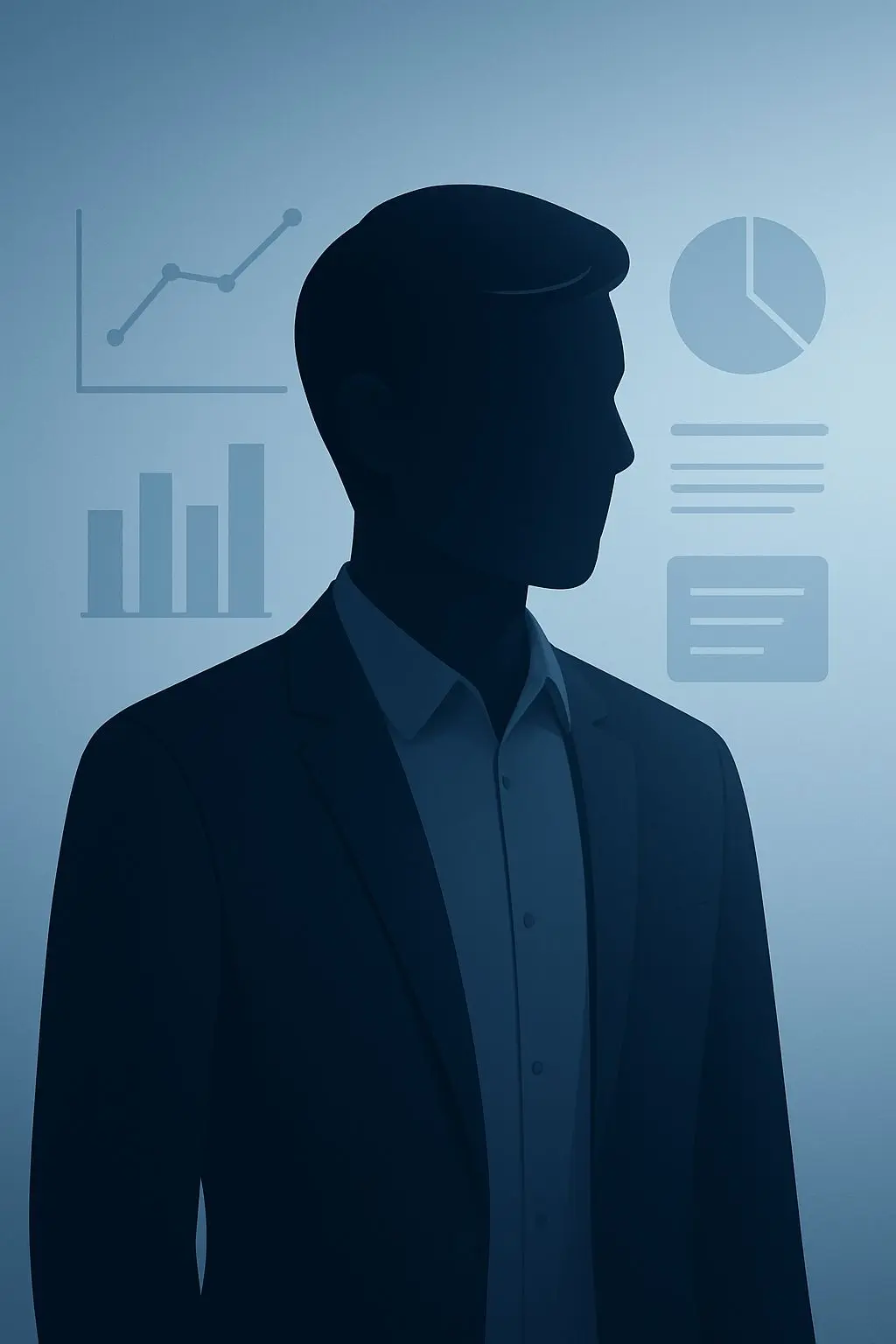 Neutral expert illustration for author section