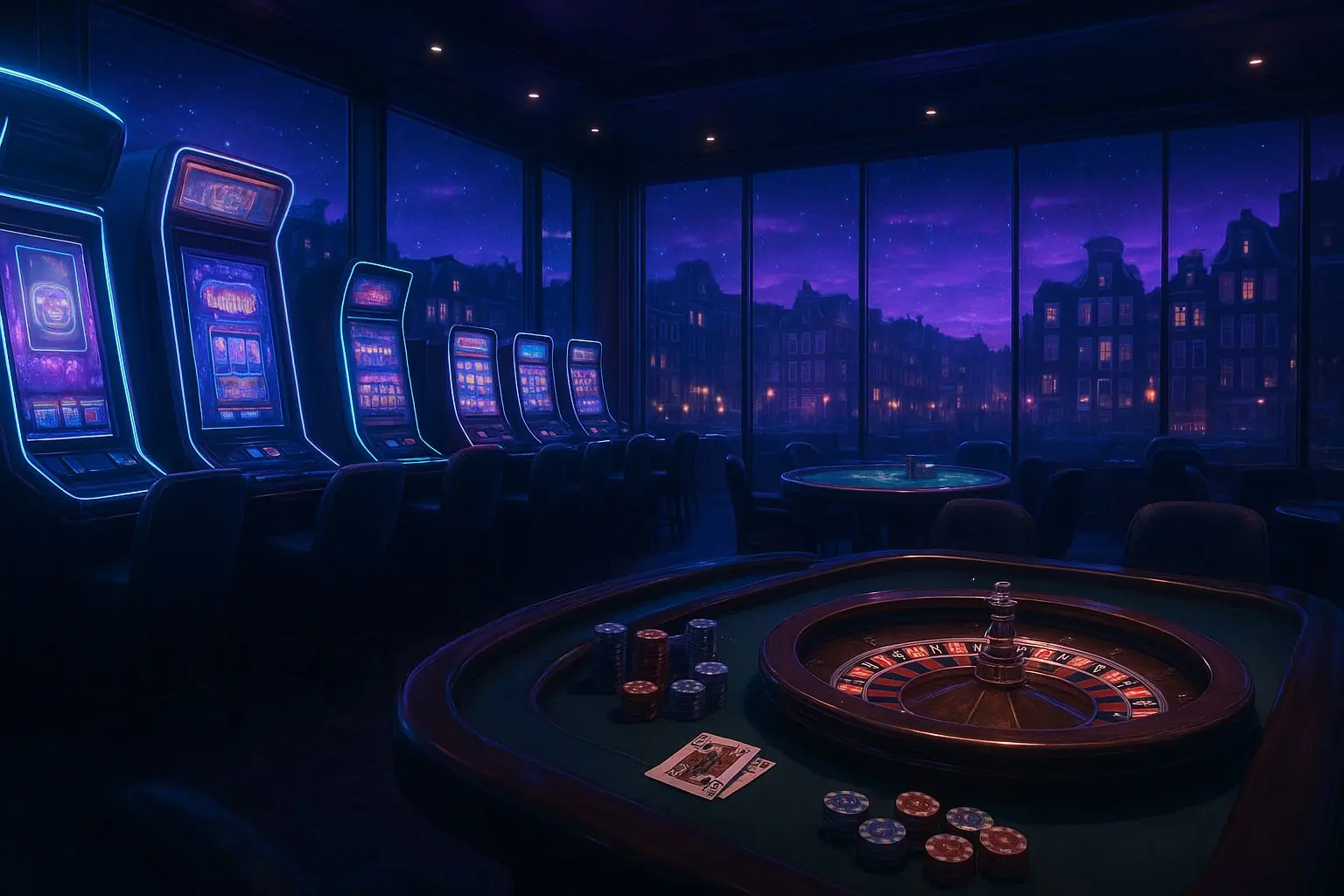 Atmospheric Sky Casino Nederland style visual with games and bonus mood