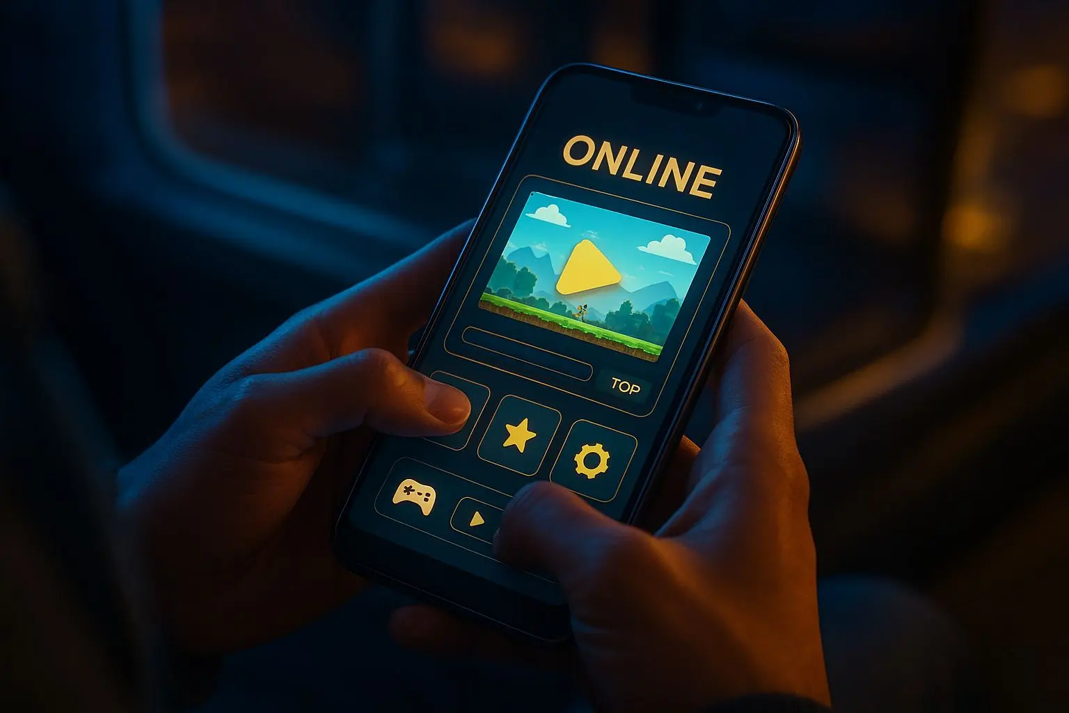 Player using mobile device for welcome offer access