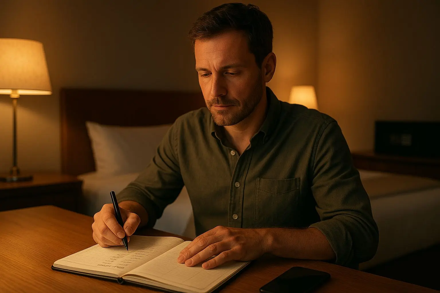 Traveller planning a budget responsibly before an Indigo Sky trip
