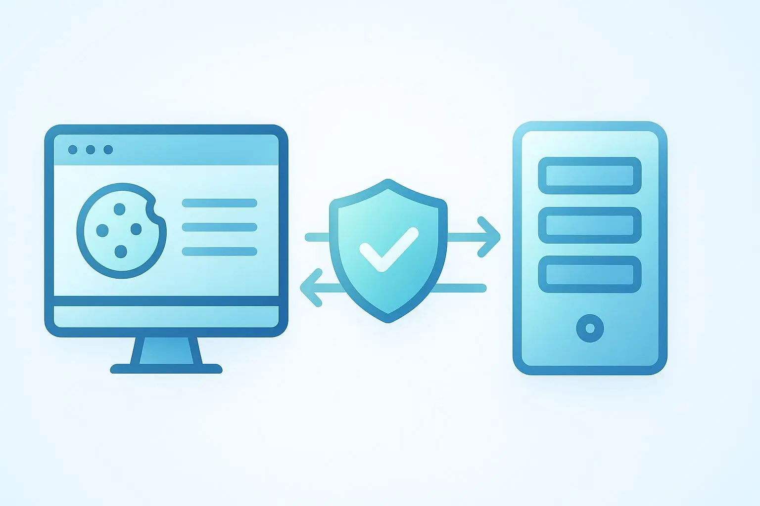 Cookies and browser data protection diagram