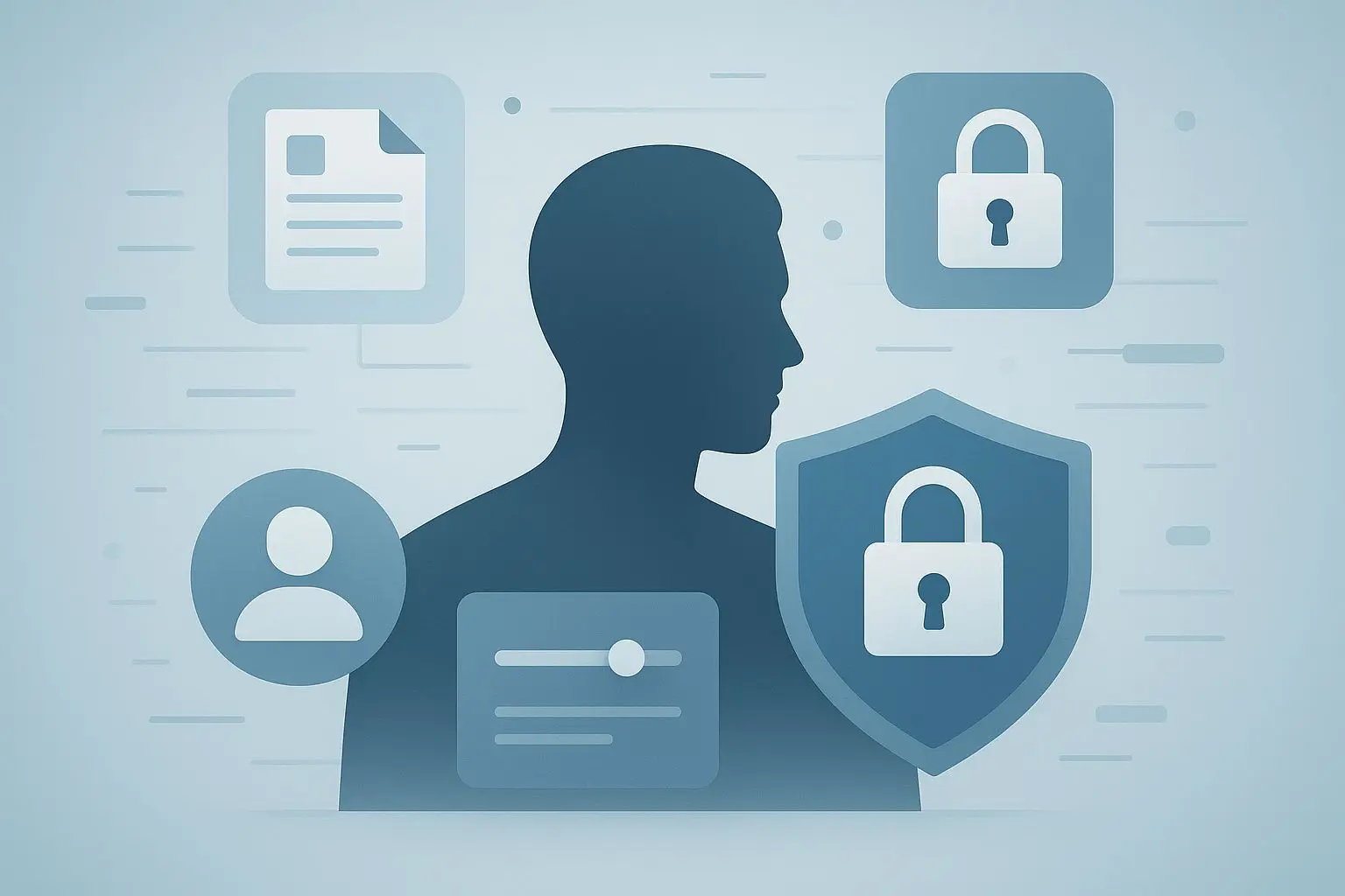 User data rights and security illustration