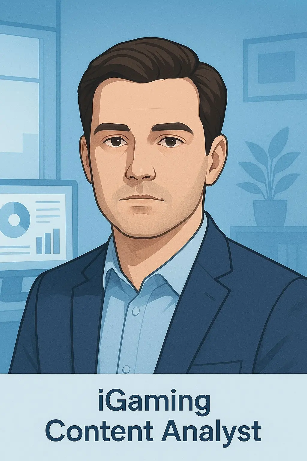 Illustrated avatar of an iGaming promotions analyst