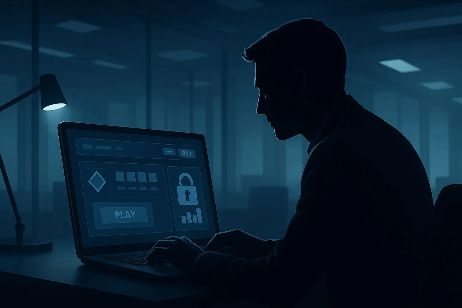 Expert analyst reviewing online account registration and security process