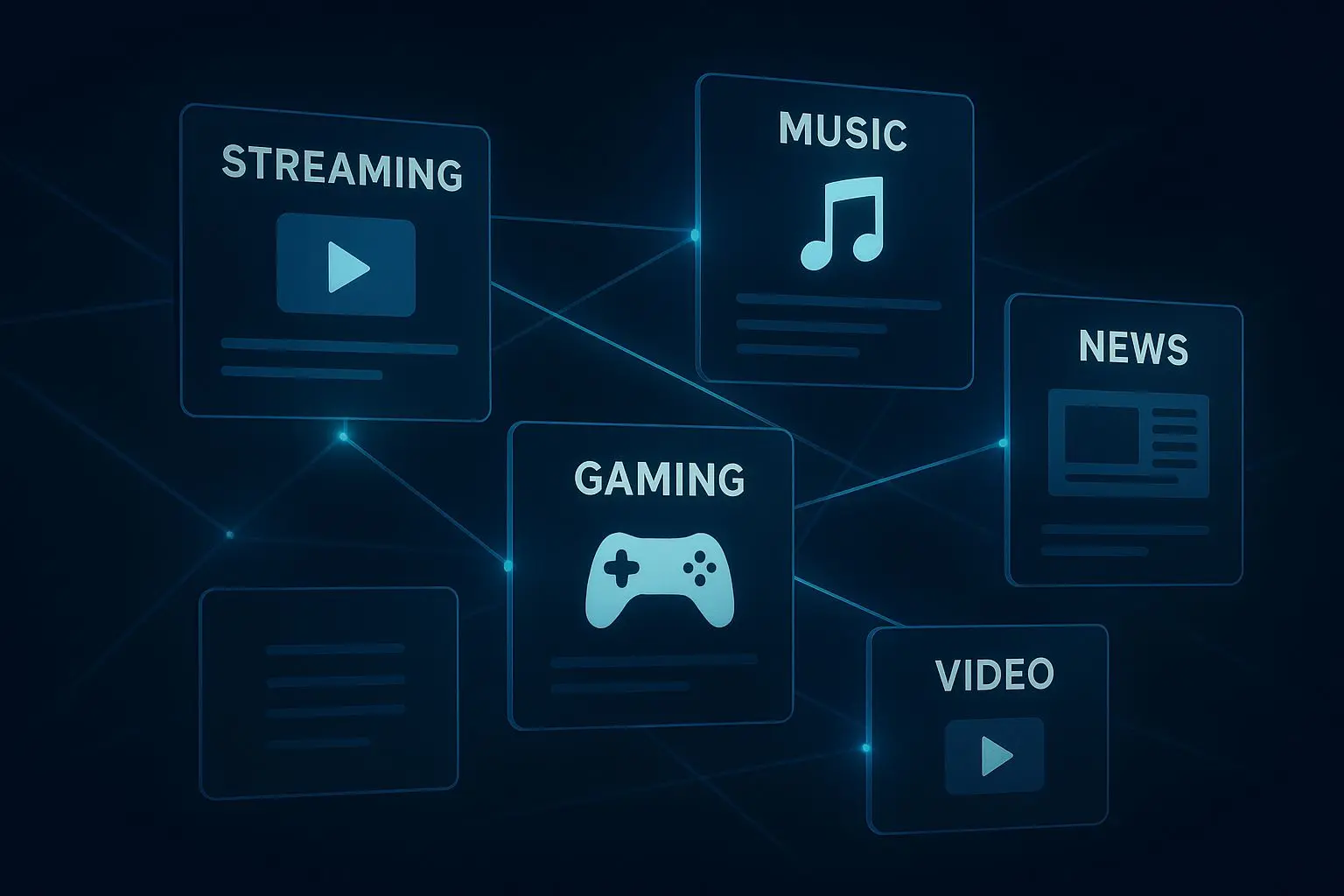 Connected site cards showing the sister site concept